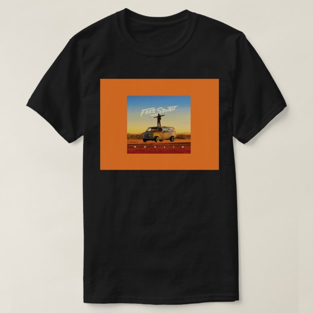 Free Spirit Khalid Sticker Sticker T-Shirt (Design Front)
