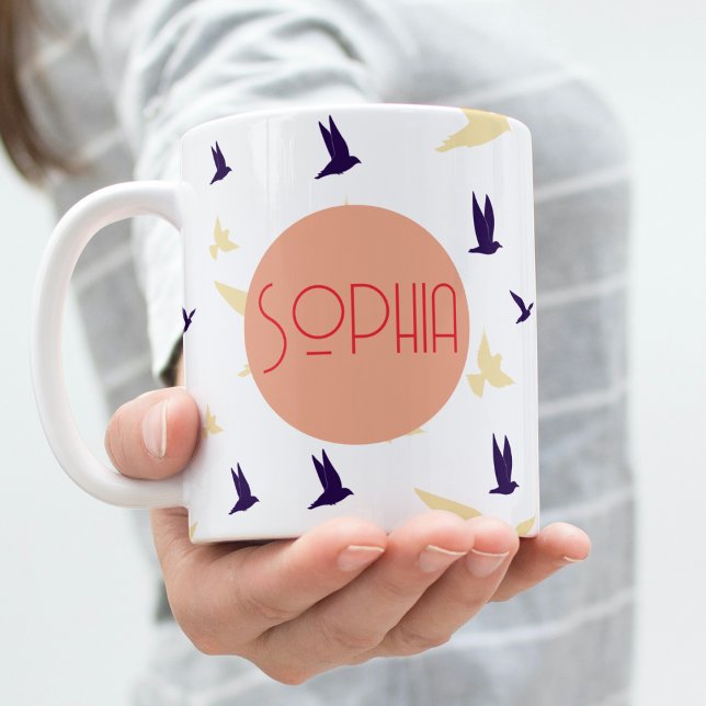Free Spirit Personalized Bird Mug (Creator Uploaded)