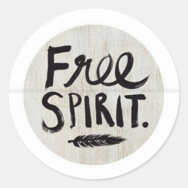 free spirit sticker (Front)