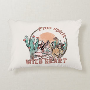 Free Spirit, Wild Heart Accent Pillow