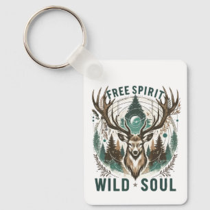 Free Spirit – Wild Soul Stag Keychain