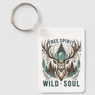 Free Spirit – Wild Soul Stag Keychain