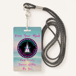 Free Spirited Flock Badge, Free Your Mind Badge
