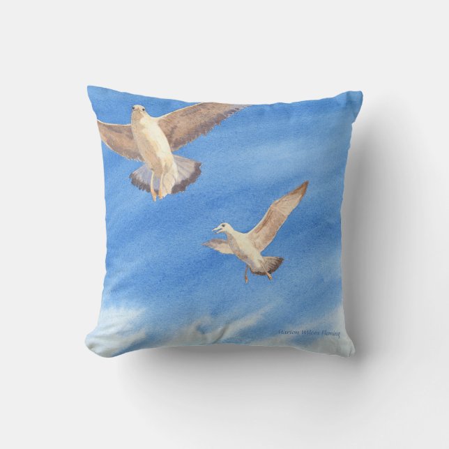 Free Spirits Throw Pillow (Front)