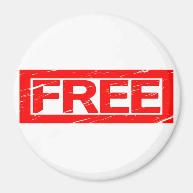 Free Stamp Magnet (Front)