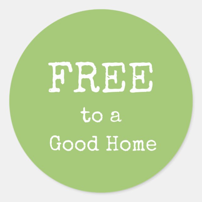 Free Stuff Simple Tag Sale (Front)