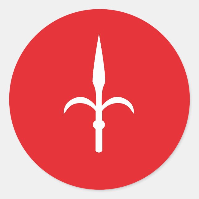 Free Territory Trieste Flag Italy symbol Classic Round Sticker (Front)