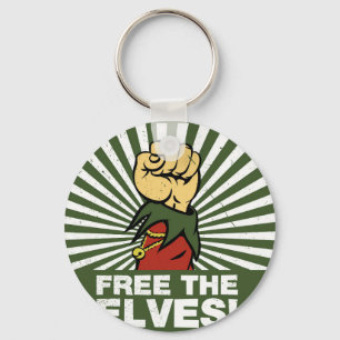 Free the elves! keychain