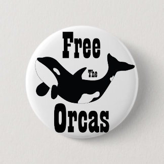 Free The Orcas 2 Inch Round Button