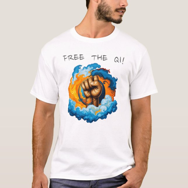 Free the Qi! - T-Shirt (Front)