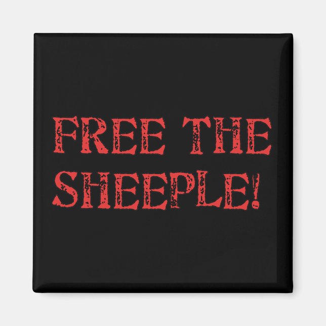 Free The Sheeple! Magnet (Front)
