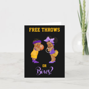 Free Throws Or Bows Bysketbyll By1  Card