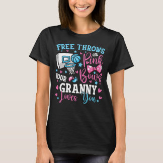 Free Throws Or Pink Bows Granny Loves You Me T-Shirt