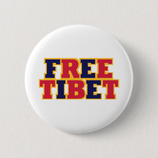 Free Tibet 2 Inch Round Button