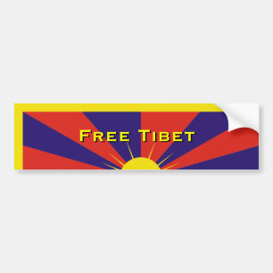 Free Tibet Bumper Sticker