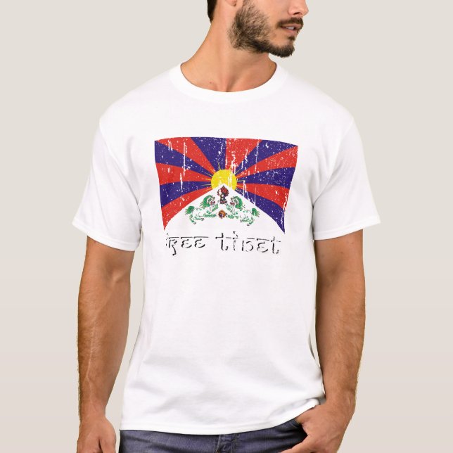 Free Tibet Clothing and Apparel T-Shirt (Front)