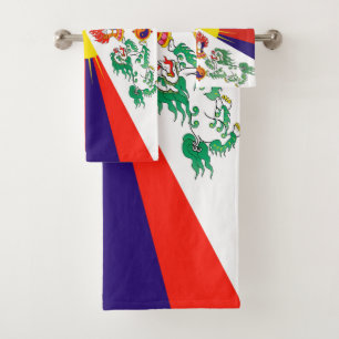Free Tibet flag Bath Towel Set