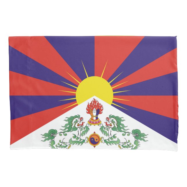 Free Tibet flag Pillowcase (Front)