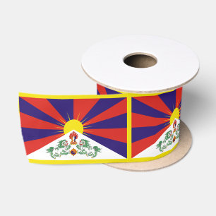 Free Tibet flag Satin Ribbon