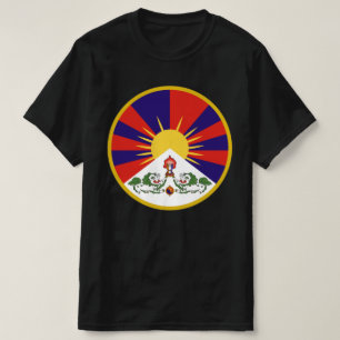 Free Tibet Flag - Tibetan Buddhism Buddhist  T-Shirt