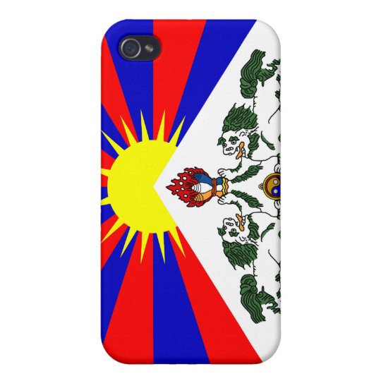 Free Tibet Flag -Tibetan Flag iPhone 4 Cases