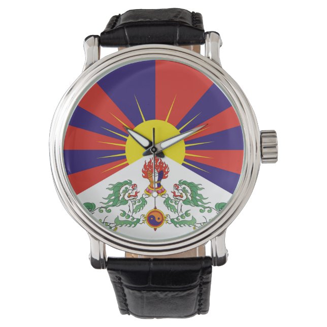 Free Tibet flag Watch (Front)