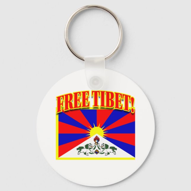 FREE TIBET KEYCHAIN (Front)