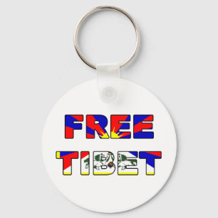 Free Tibet Keychain