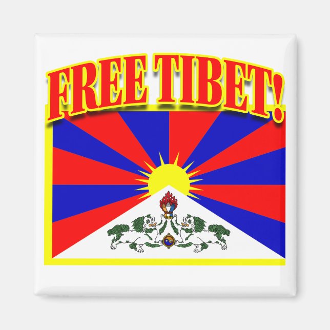 FREE TIBET MAGNET (Front)