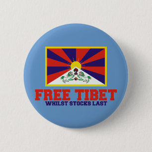 Free Tibet spoof 2 Inch Round Button