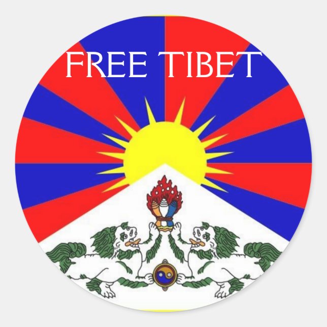 FREE TIBET Sticker Sheet (Front)
