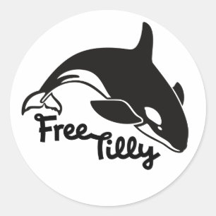 Free Tilly Classic Round Sticker