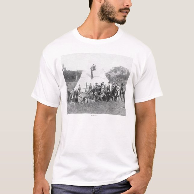 Free Time in Camp for Engineer Corps T-Shirt (Front)