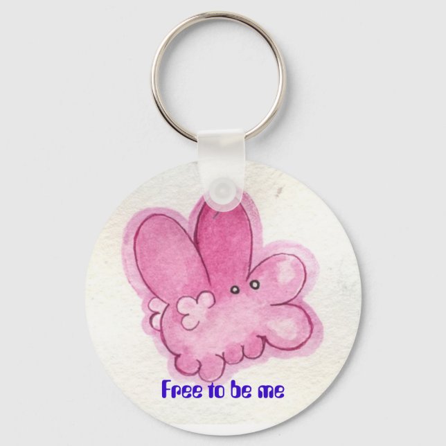 Free to be me keychain (Front)