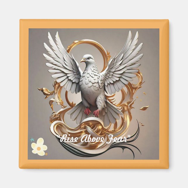 "Free to Soar Higher" Magnet (Front)