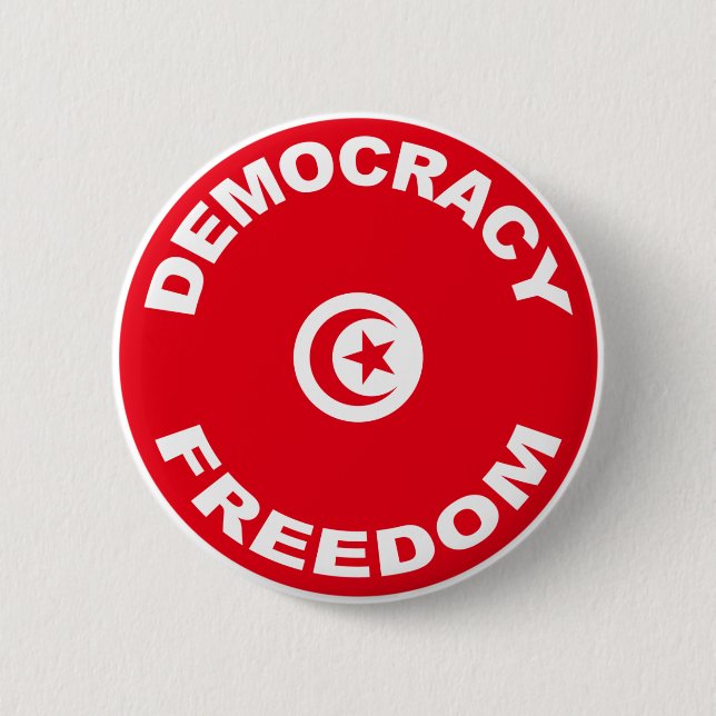 Free Tunisia Button (Front)