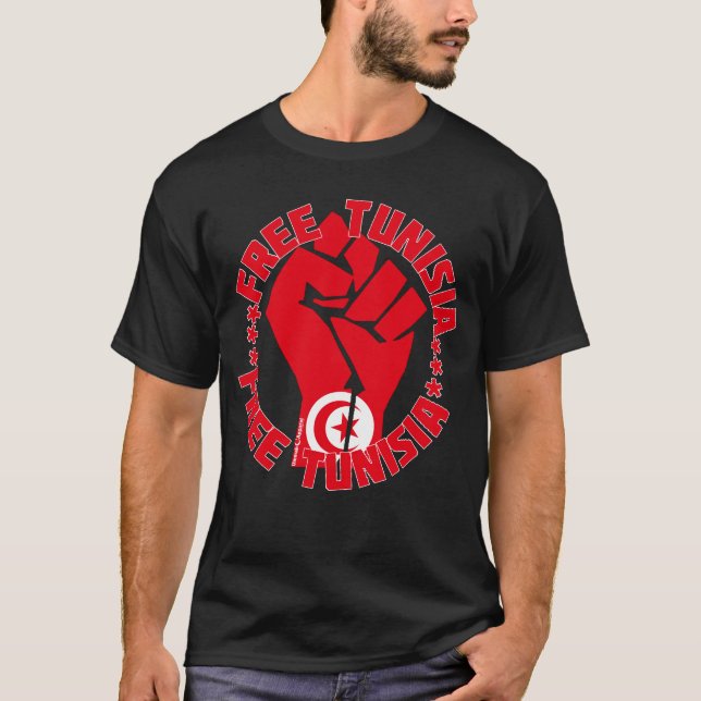 Free Tunisia T-Shirt (Front)