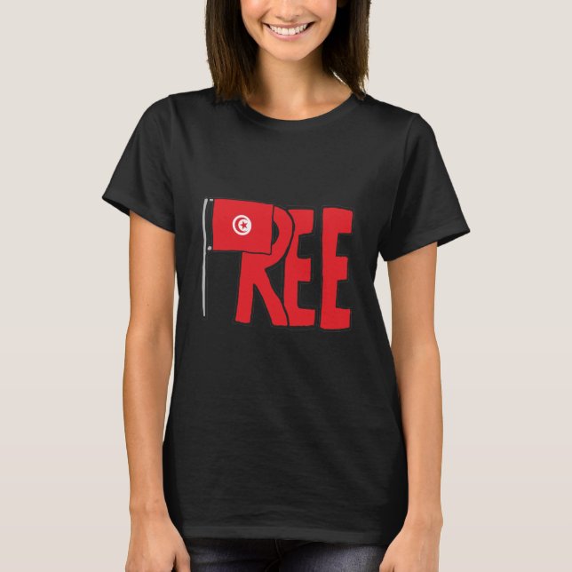Free Tunisia T-Shirt (Front)