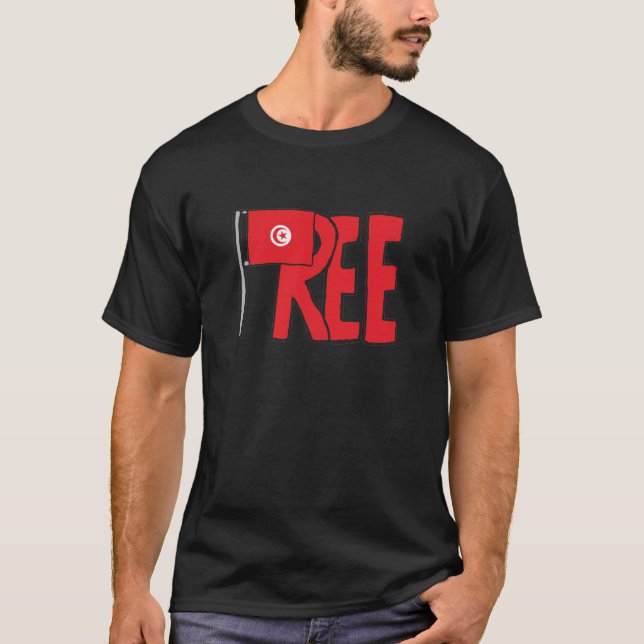 Free Tunisia T-Shirt (Front)