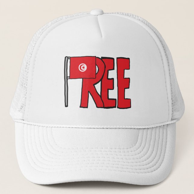Free Tunisia Trucker Hat (Front)