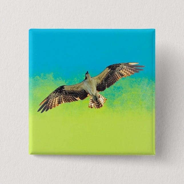 Free Ukraine 2 Inch Square Button (Front)