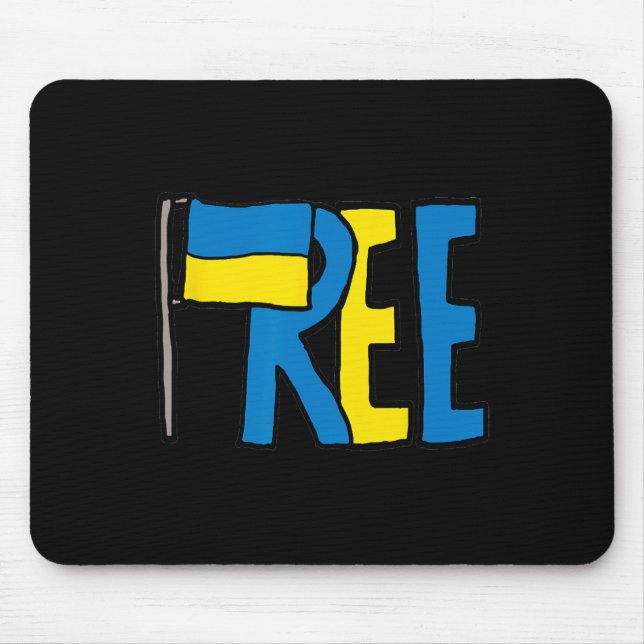 Free Ukraine  Mouse Pad (Front)