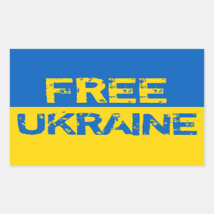 Free Ukraine Sticker