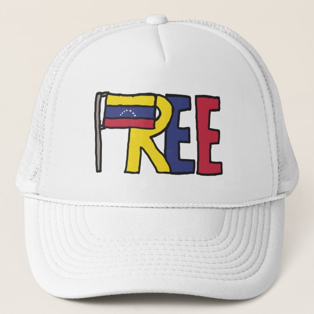 Free Venezuela Trucker Hat (Front)