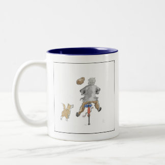 Free Wheeling Two-Tone Coffee Mug
