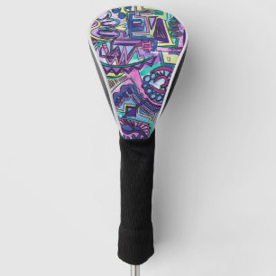 Free Will-Hand Painted Abstract Art Golf Head Cover