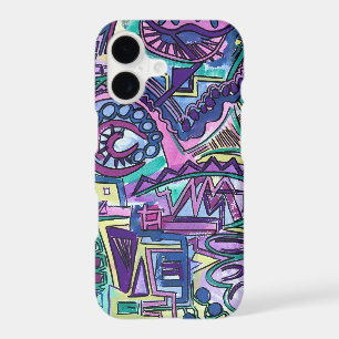 Free Will-Hand Painted Abstract Geometric Art