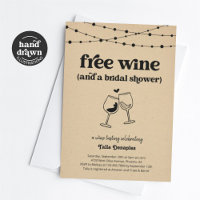 Free Wine Funny Wine Tasting Bridal Shower