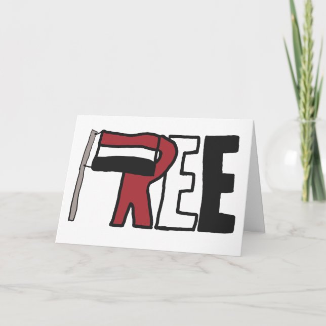 Free Yemen Card (Front)