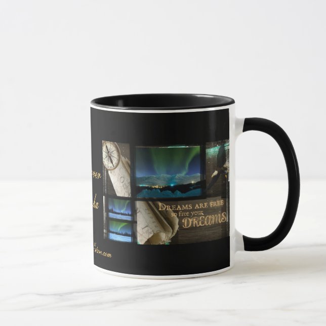 Free Your Dreams Aurora Mug (Right)
